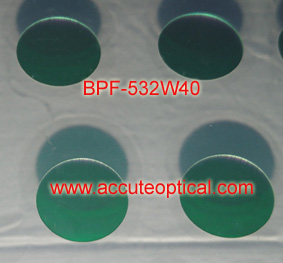 532nm bandpass filter,green filter