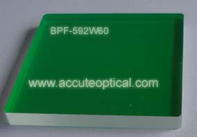 592nm bandpass filter