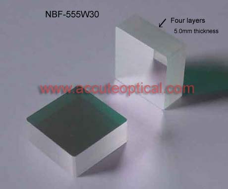 555nm narrow bandpass filter